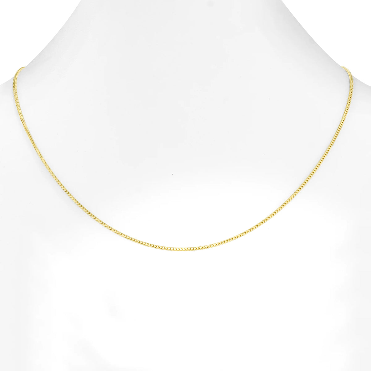 14k Yellow Gold Solid Franco Chain Necklace 16" - 30" S483591
