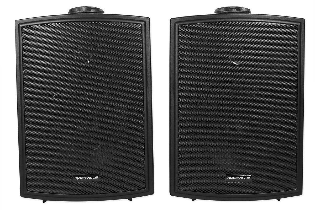 Black 5.25x22 Marine Box Swivel Speakers H985498