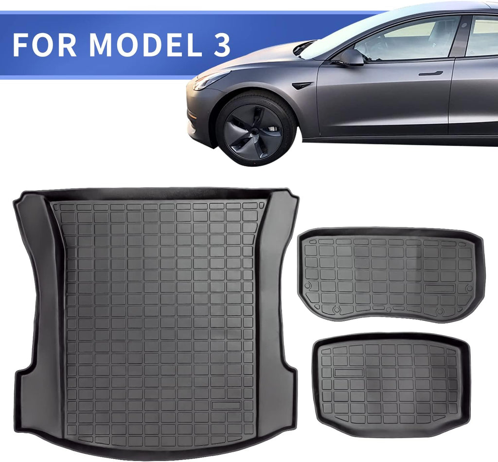 TPE All Weather 3PCS Trunk Mat Cargo Liner T7661