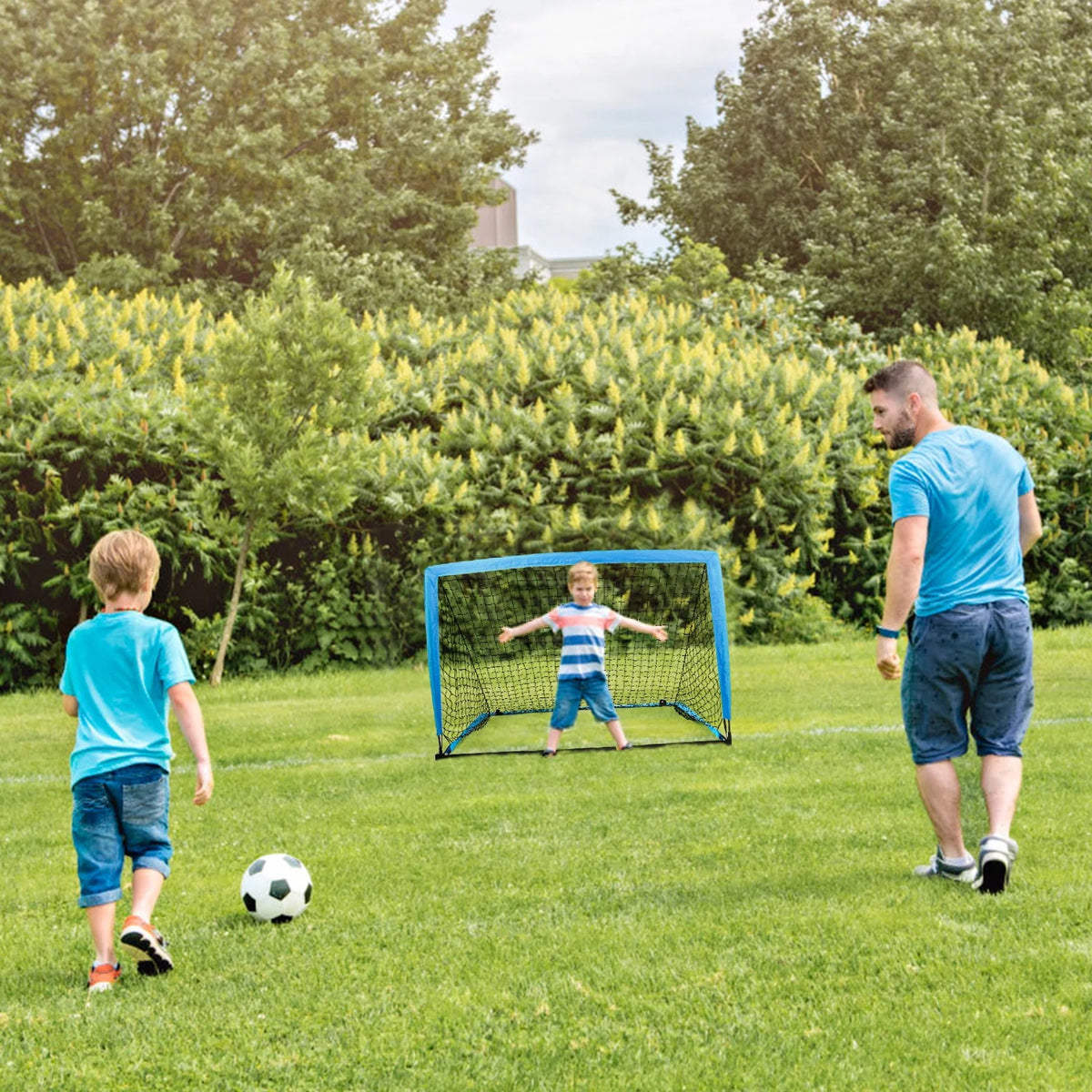 4 Ft. Soccer Goals with Carry Bag Set of 2 T70138