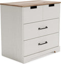 White 3 Drawer Wood Chest M789