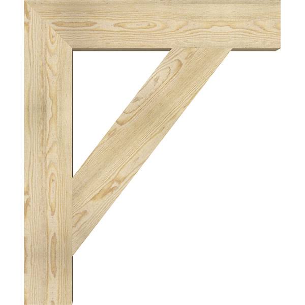 Traditional Block Rough Sawn Bracket, Douglas Fir H986392