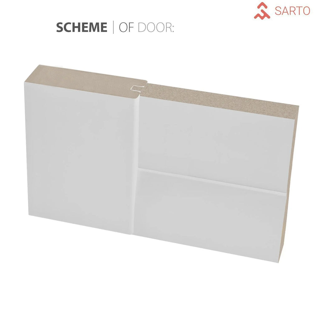 French Double Pocket Doors 48 x 96 with Frames Solid Wood Interior Sliding Closet Door X199513