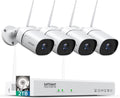 Wireless Security Camera System 2TB Hard Drive 8 Channel NVR 4PCS 3MP Indoor Outdoor IP Cameras with Night Vision Motion Detection P9333