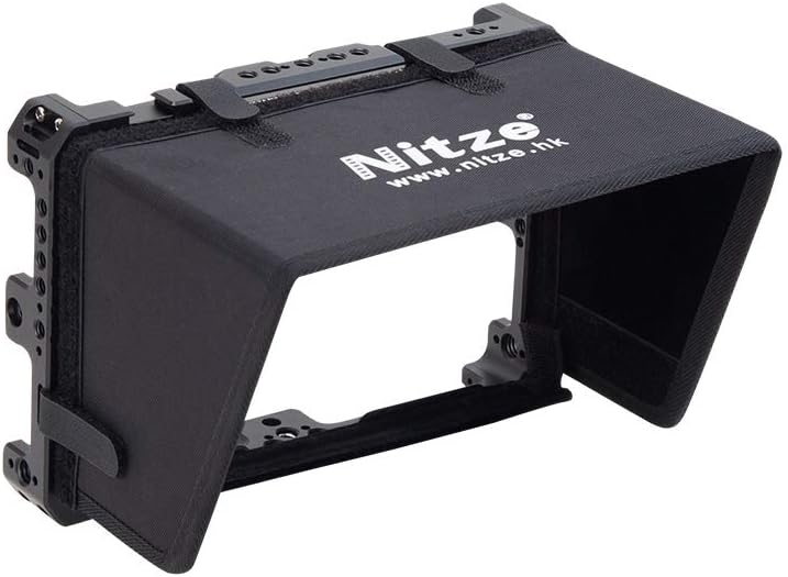 Cage with Sunhood Built-in NATO Rails for Monitor V59378