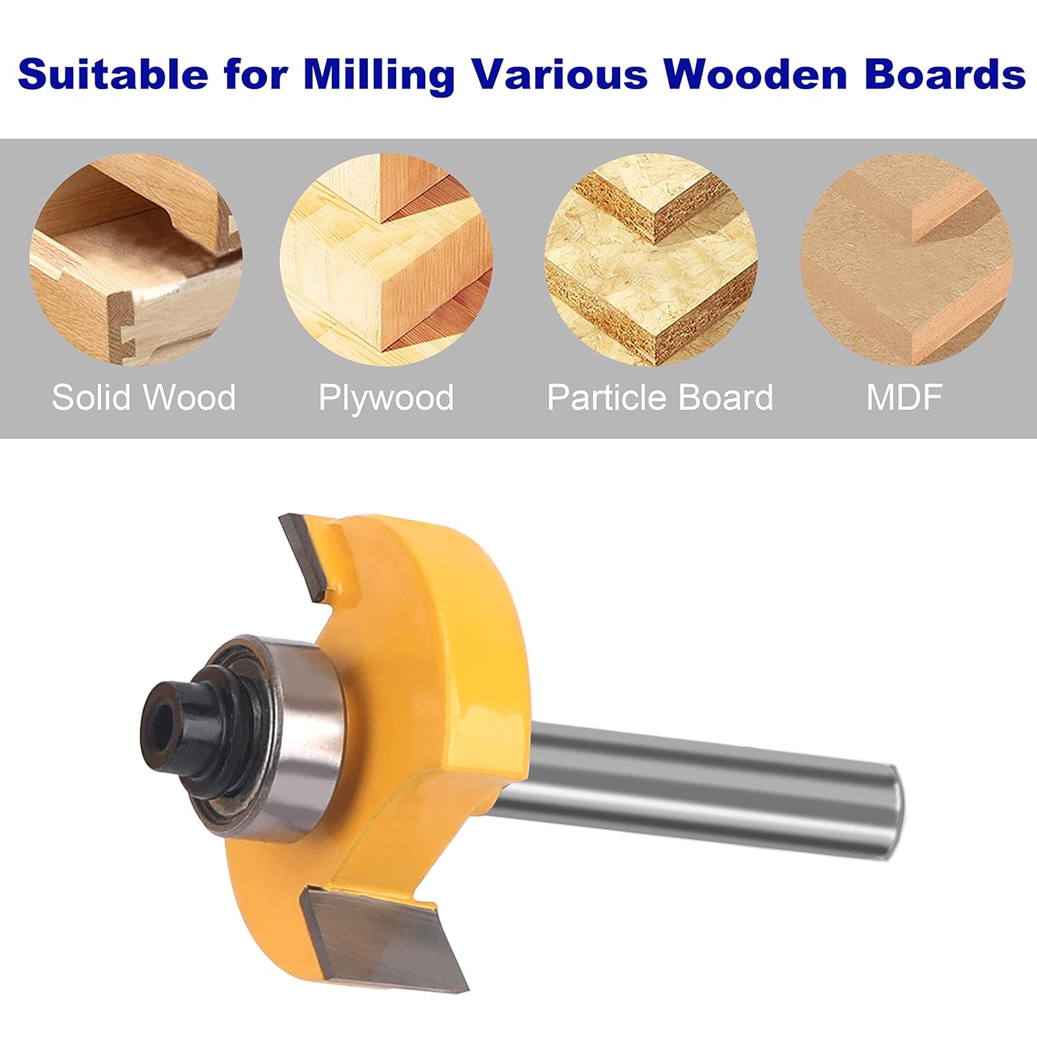35 Piece Tungsten Carbide Router Bits Set with 1/4 Shank Z6470