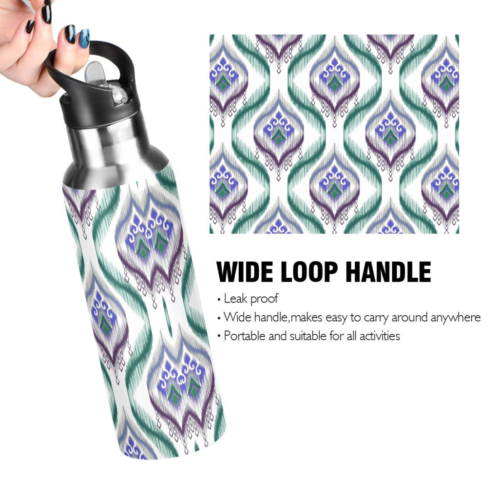 20 oz Stainless Steel Insulated Water Bottle with Straw Lid S51837