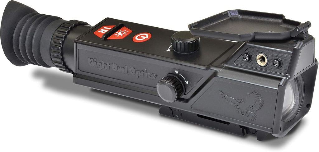 Night Vision Riflescope with IR Illuminator, Black V78342