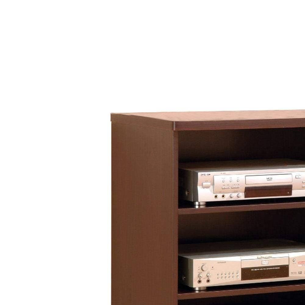 Brown TV Stand with Casters X6960