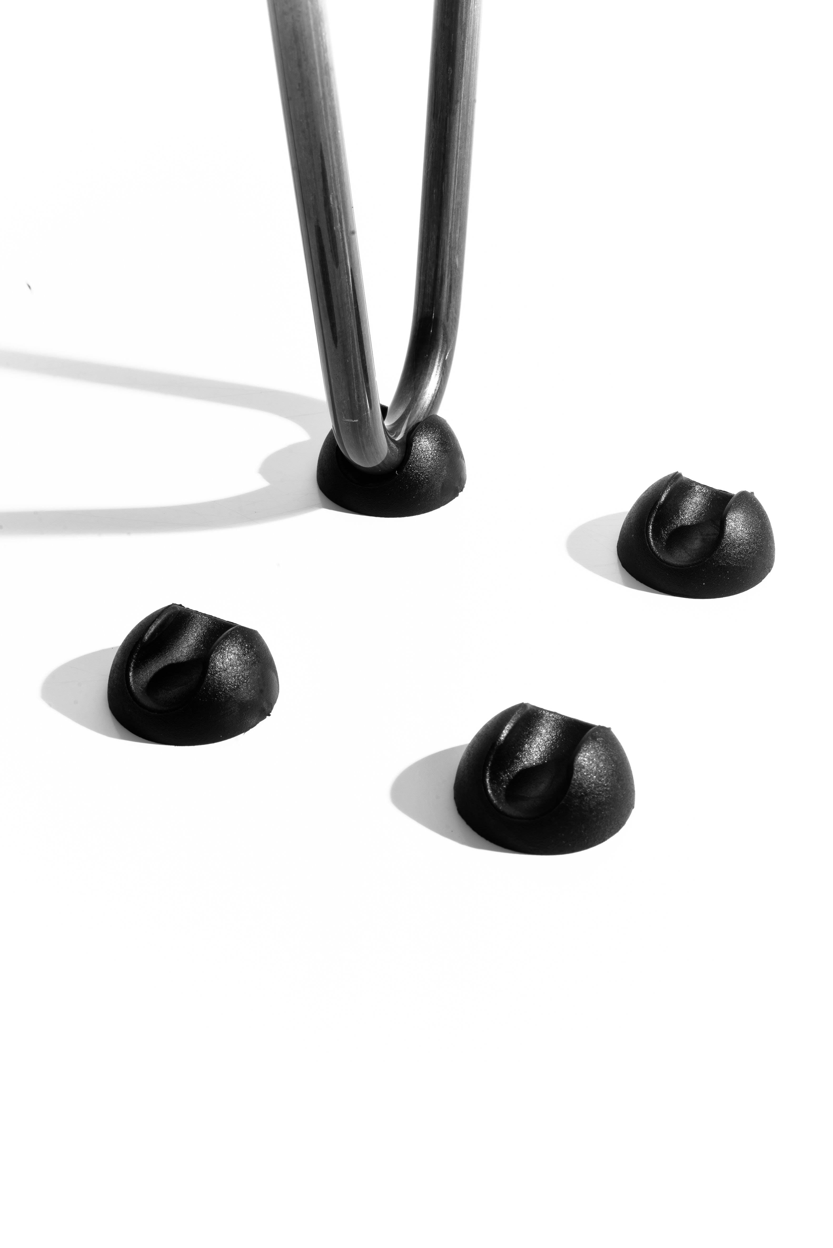 Hairpin Legs Set of 4, Jet Black, 3/8x22 U42453