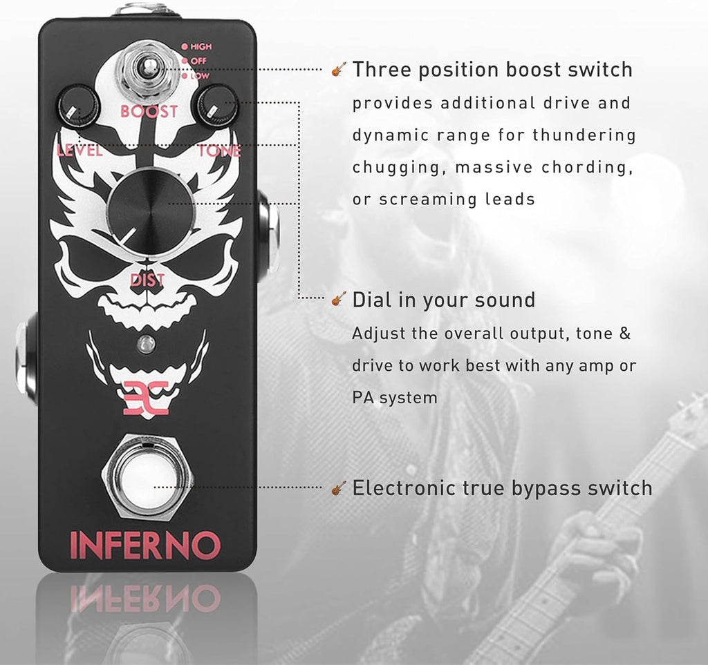 Metal Distortion Pedal Pack of 2 V74896