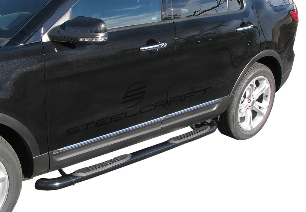 Round Nerf Bars Black Steelcraft P730