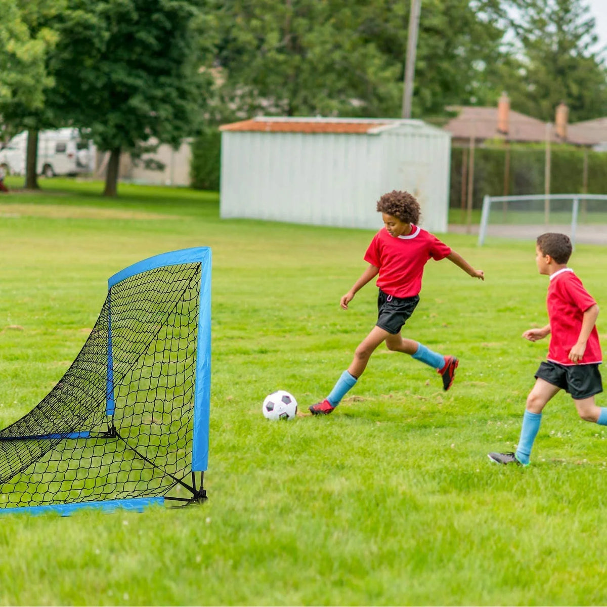 4 Ft. Soccer Goals with Carry Bag Set of 2 T70138