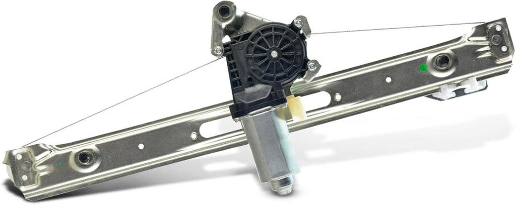 Rear Left Driver Side Power Window Regulator with Motor for BMW E46 1999-2005 Pack of 2 F68651