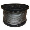 1/8 inch Stainless Steel Aircraft Cable Wire Rope 7x19 Type 304 (750 Feet) G773705