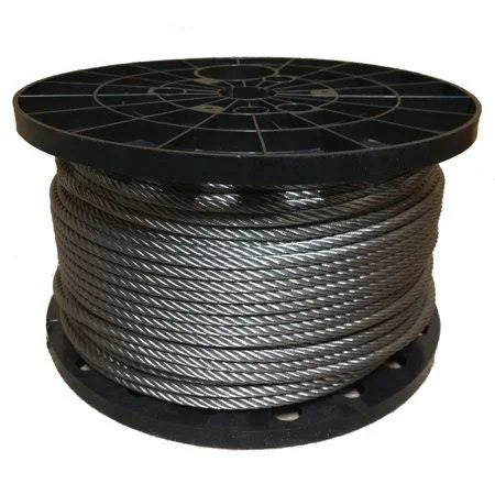 1/8 inch Stainless Steel Aircraft Cable Wire Rope 7x19 Type 304 (750 Feet) G773705