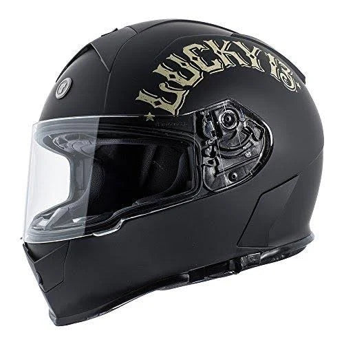 Flat Black Full Face Helmet Q40338
