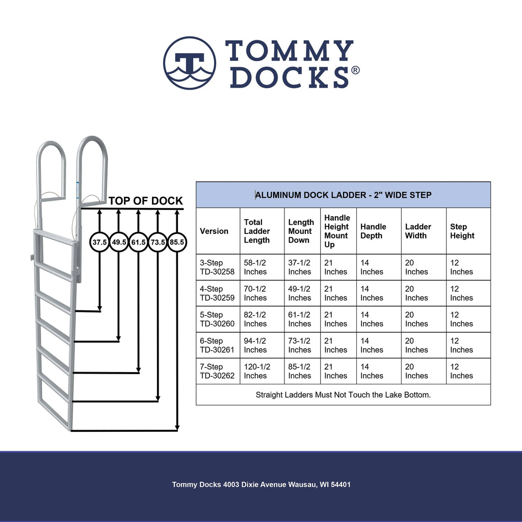 4-Step Aluminum Dock Ladder E84741