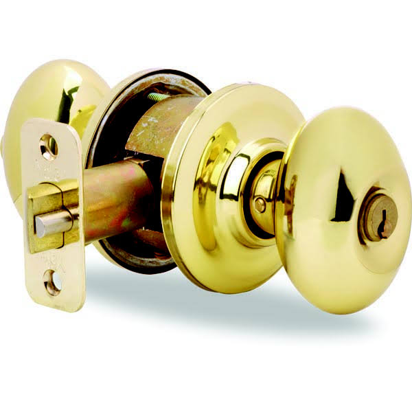 Polished Brass Entry Door Knob J2276
