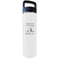 32 Oz Engraved White Insulated Double Wall Stainless Steel Water Bottle Tumbler K462