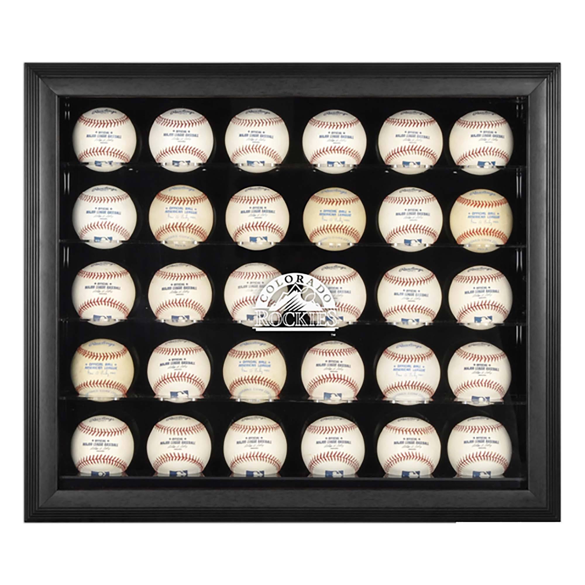 Black Framed 30-Ball Display Case Z1540