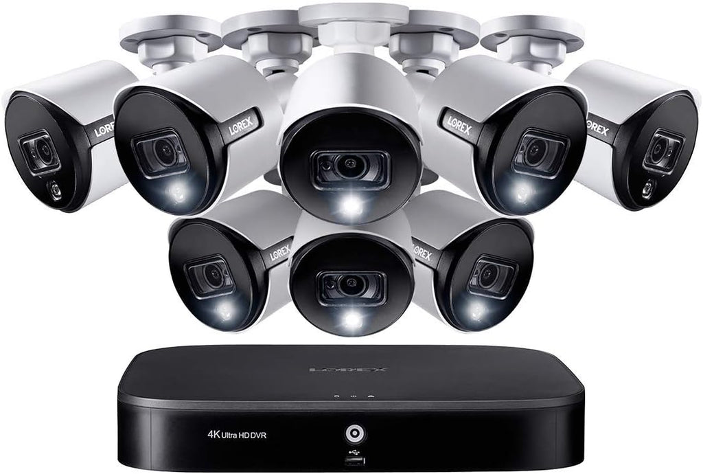 4K Ultra HD 8-Channel Security System with 8 Indoor/Outdoor Cameras E4105
