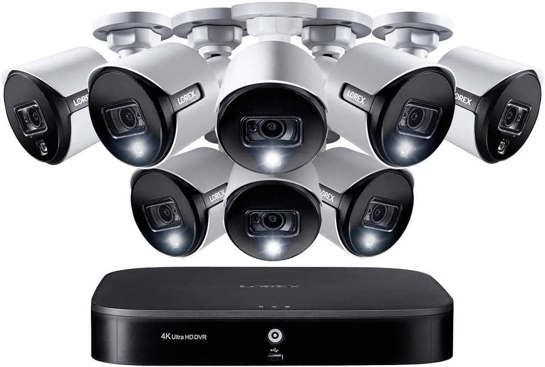 4K Ultra HD 8-Channel Security System with 8 Indoor/Outdoor Cameras E4105