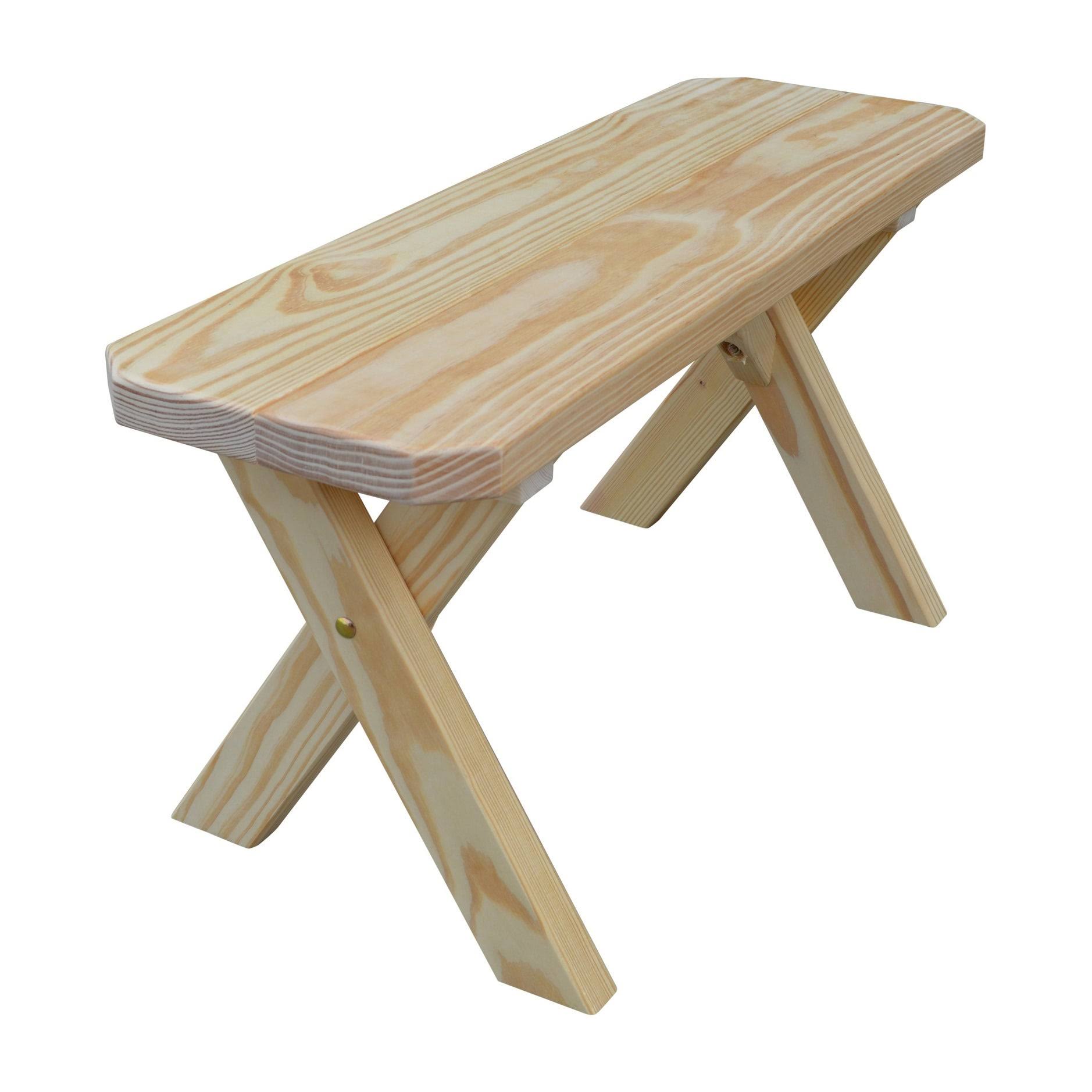 Caribbean Blue Crossleg Bench K3320