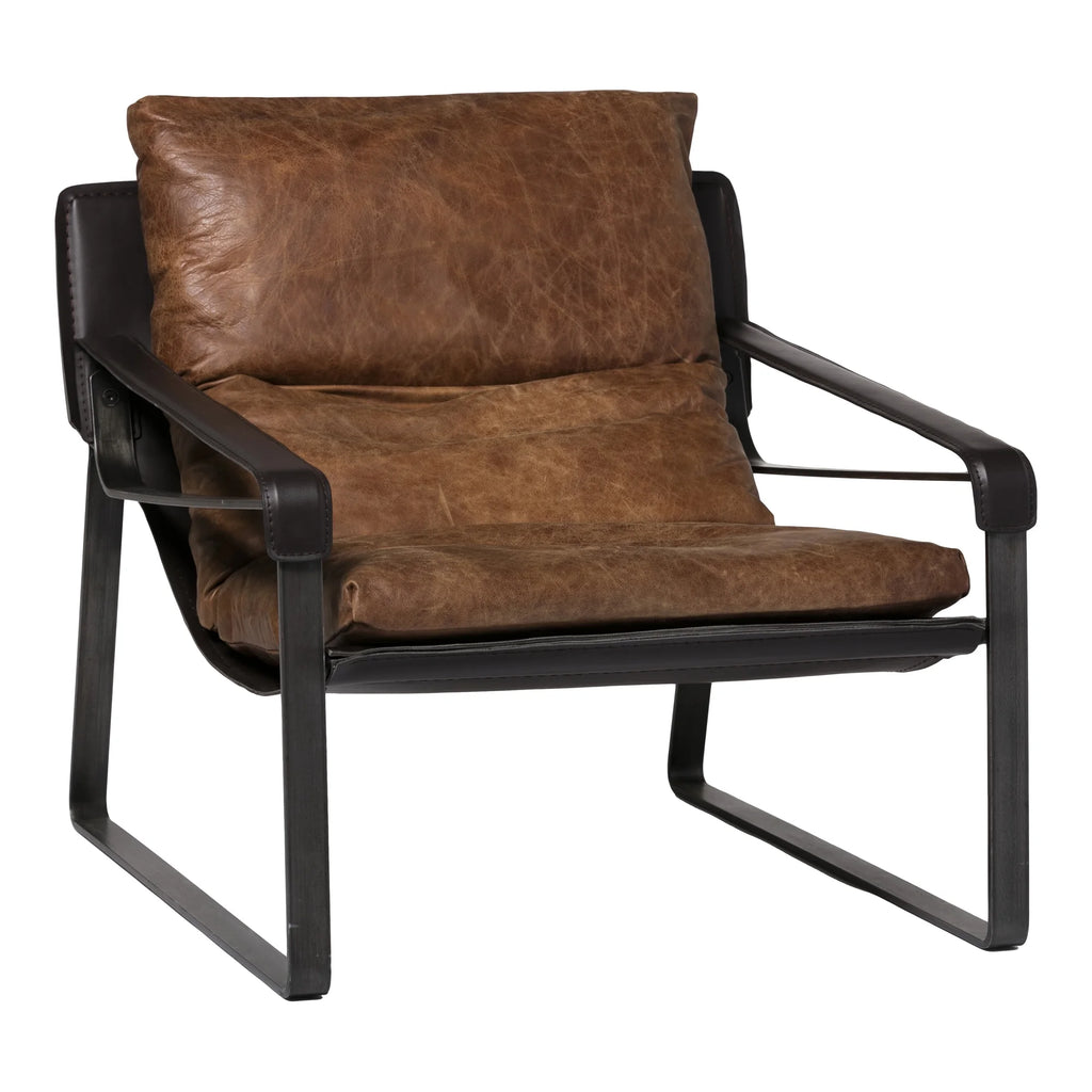 Brown Leather Club Chair P84597
