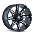 Black/Milled Spokes 18x9 Wheel R95560