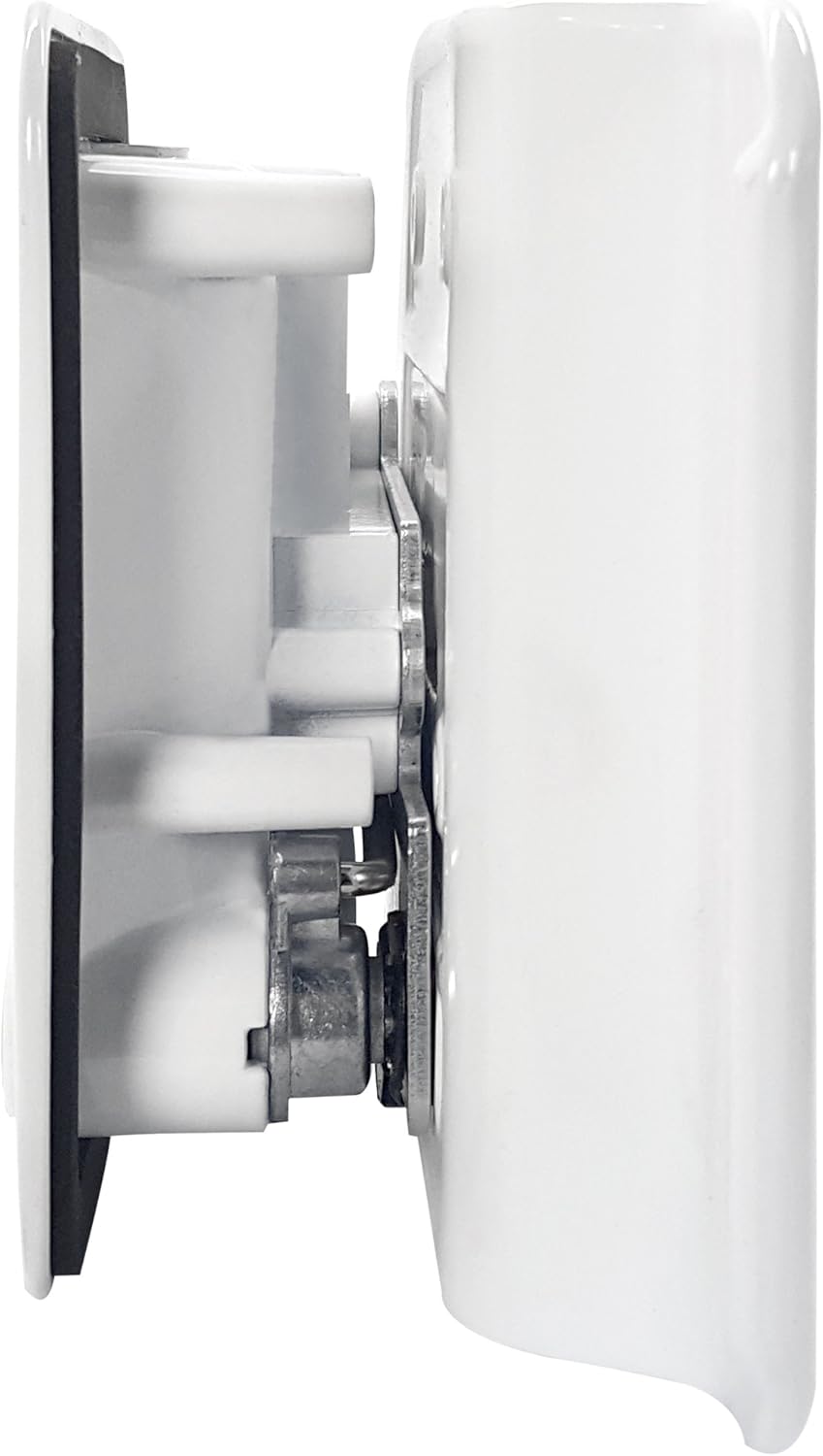White RV Entry Door Handle with Deadbolt Pack of 2 Y64753