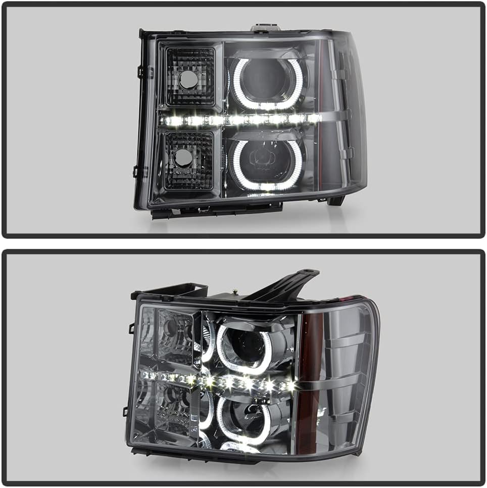 SMD LED Halo Projector Headlights D46863