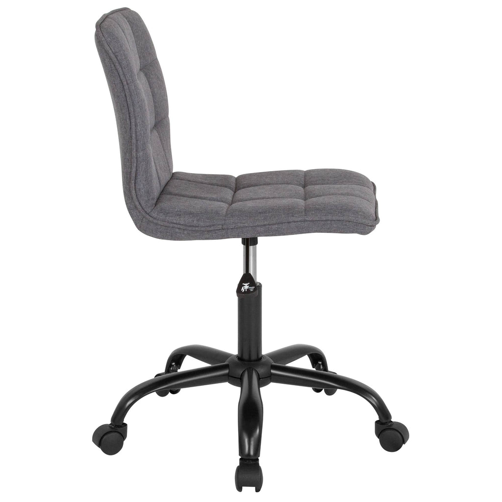 Gray Fabric Office Task Chair U3661
