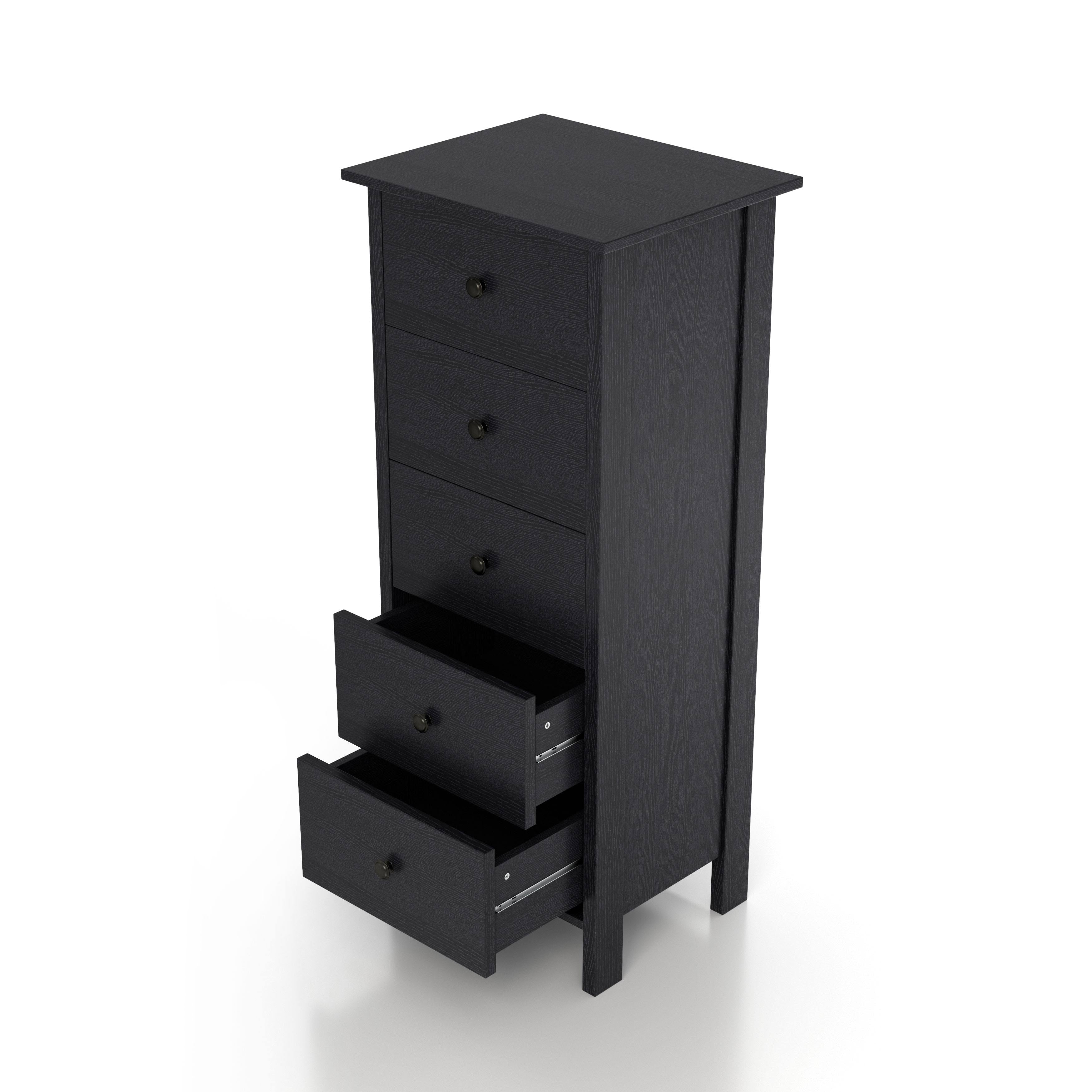White 5-Drawer Chest J177