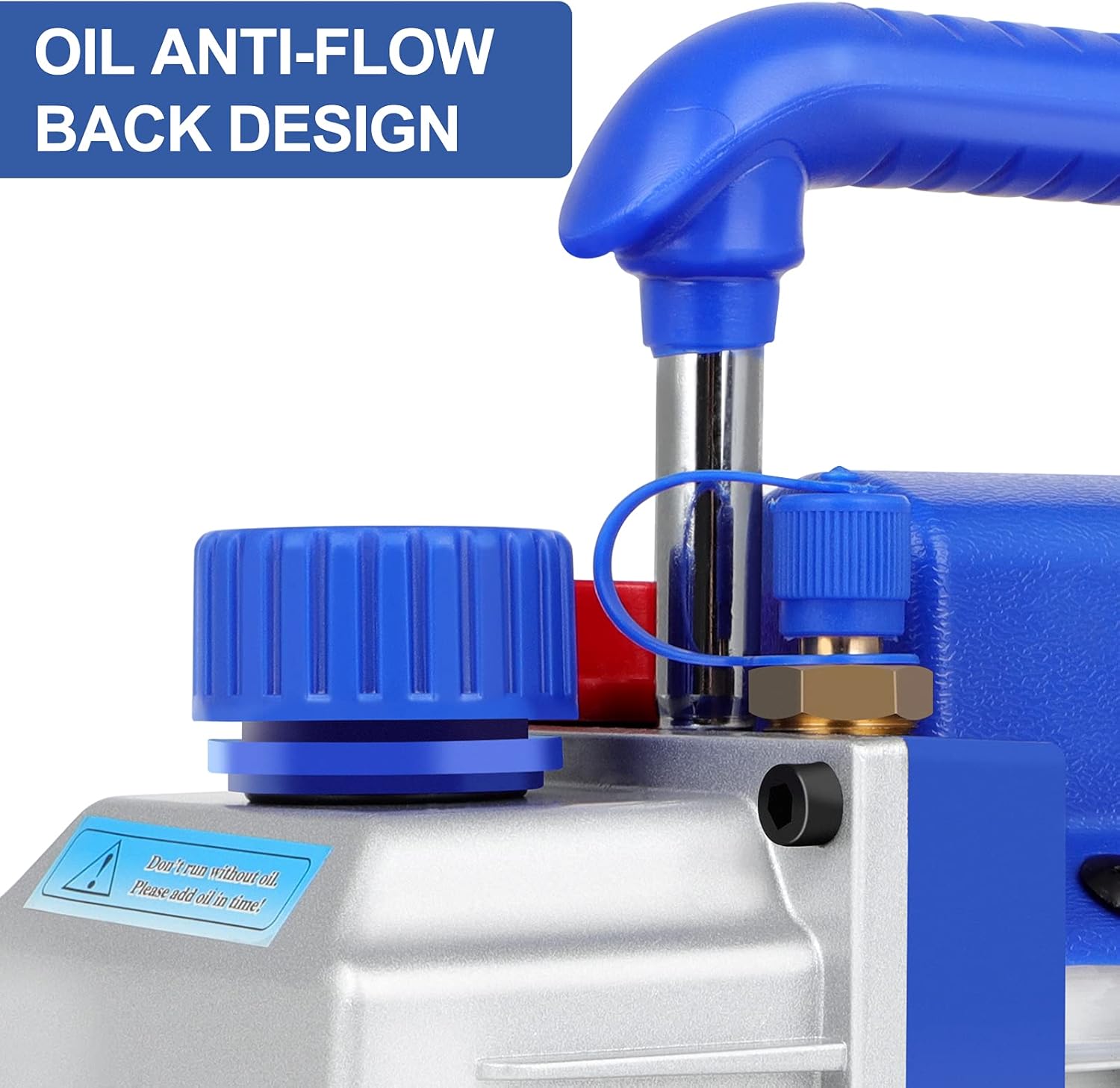 3.5 CFM Single Stage Rotary Vane Vacuum Pump, 1/4HP, 1/4" Flare U2241
