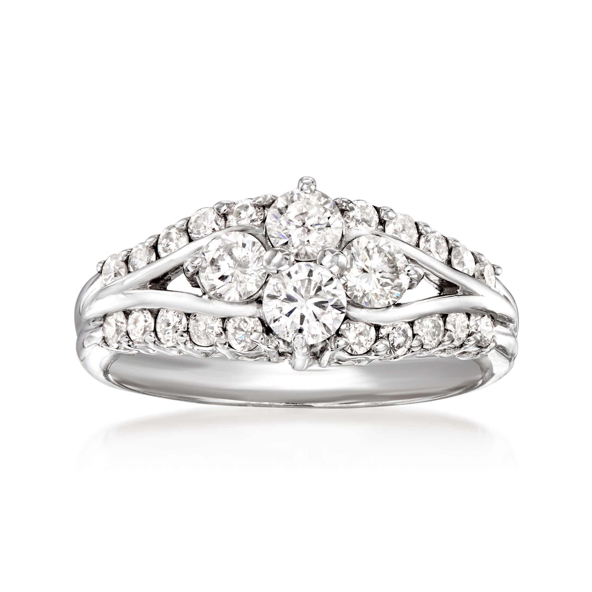 Vintage 1.00 ct. t.w. Diamond Ring in Platinum N9288