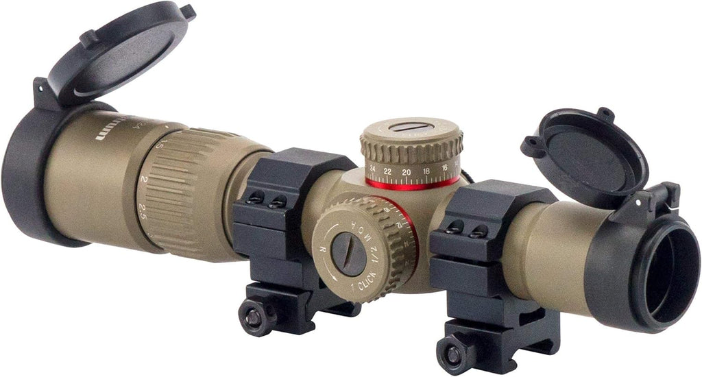 1-4x24 First Focal Plane Rifle Scope with Illuminated Reticle X41241