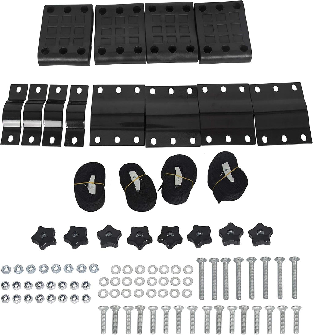 Kayak Roof Rack J-Bar Carrier Canoe Boat Rack Surf Ski Roof Rack Top Mount Car SUV Truck Crossbar 2 Pairs A313463
