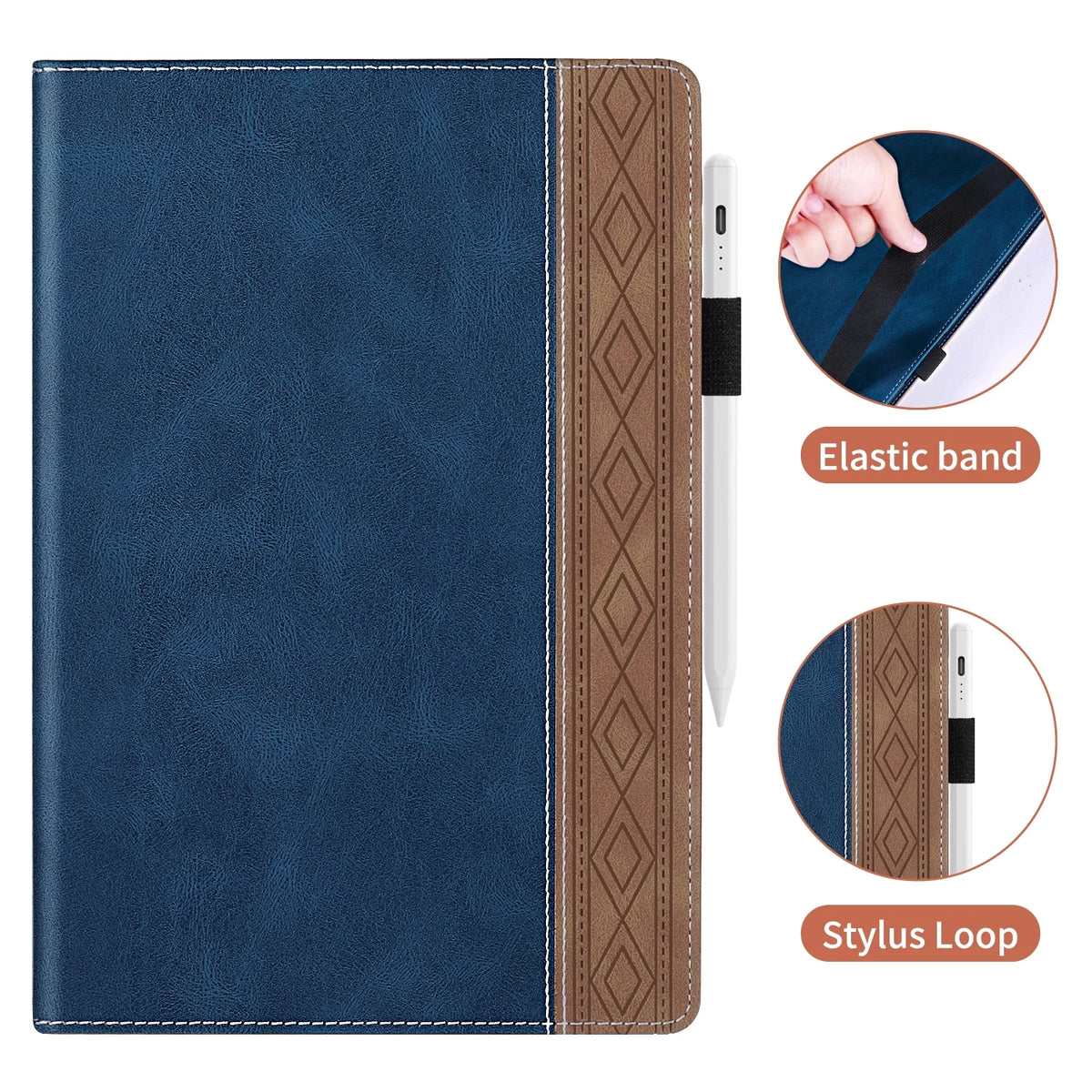 Blue PU Leather Magnetic Flip Stand Case for Samsung Galaxy Tab A8 10.5 Inch K64525