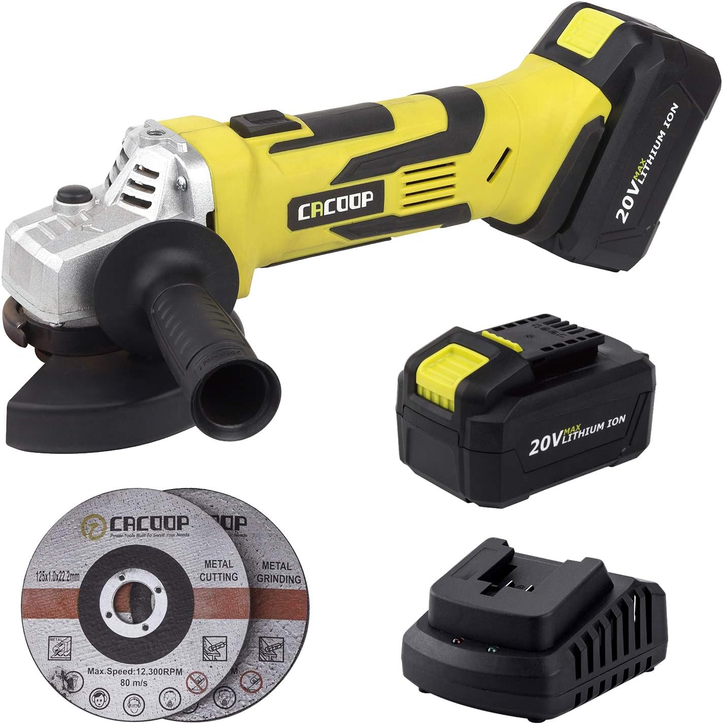 20V 4-1/2" Cordless Angle Grinder with 4.0Ah Battery and Charger E88707