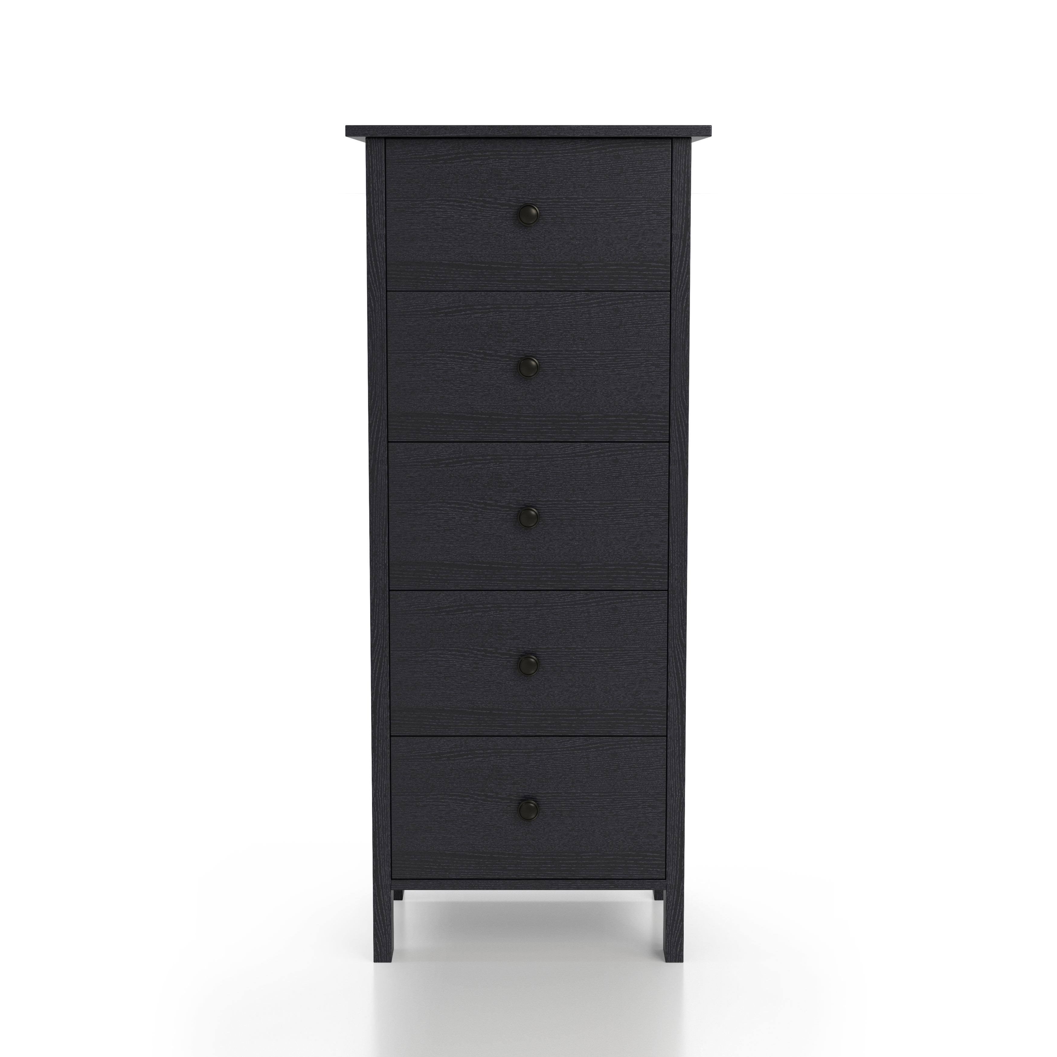 White 5-Drawer Chest J177