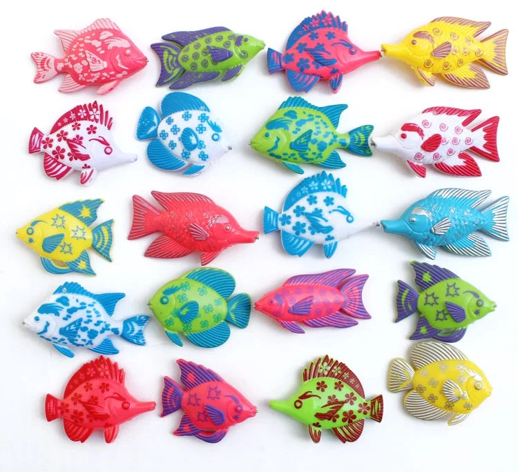 Magnetic Fishing Toy Set with 1 Fishing Rod and 6 Cute Fishes M4189
