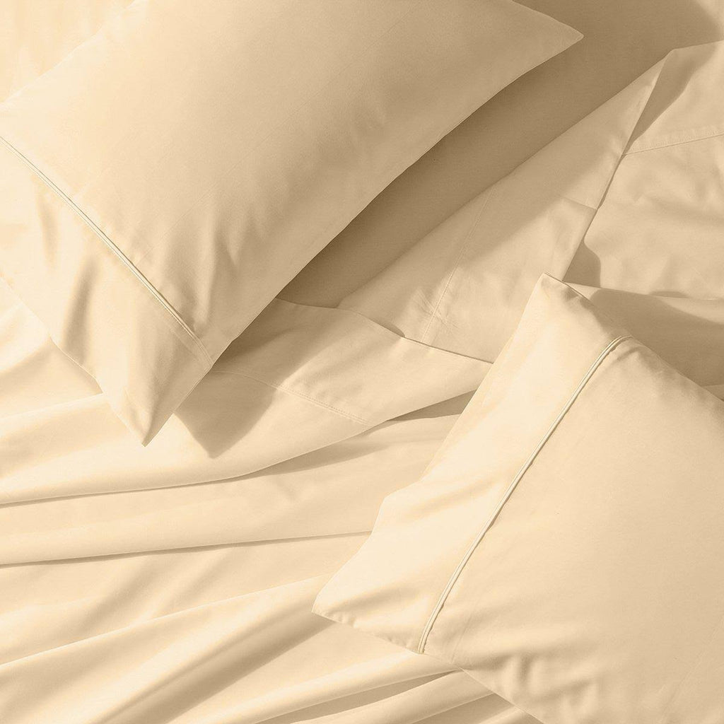 Split King Cotton Canvas Bed Sheets I488