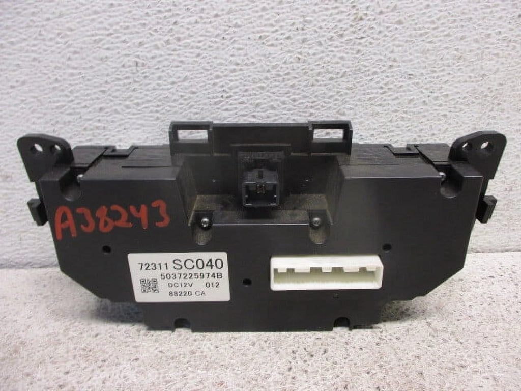 2009 Subaru Forester Heat A/C Temperature Control Unit T162