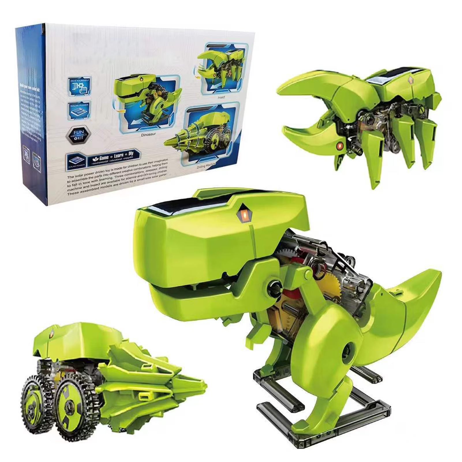 3 in 1 Solar Robot Building Toy for Children Aged 8 9 10 11 12 I21508