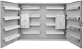 Key Lock 320 Position Key Cabinet Lock Box Grey with White Key Tags N31842