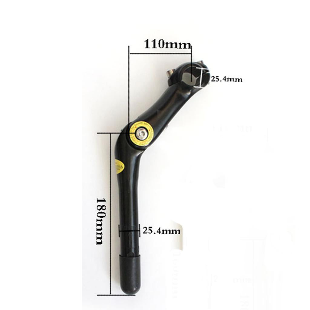 Aluminum Alloy Bike Handlebar Riser Stem Adjustable Angle 25.4mm R531980