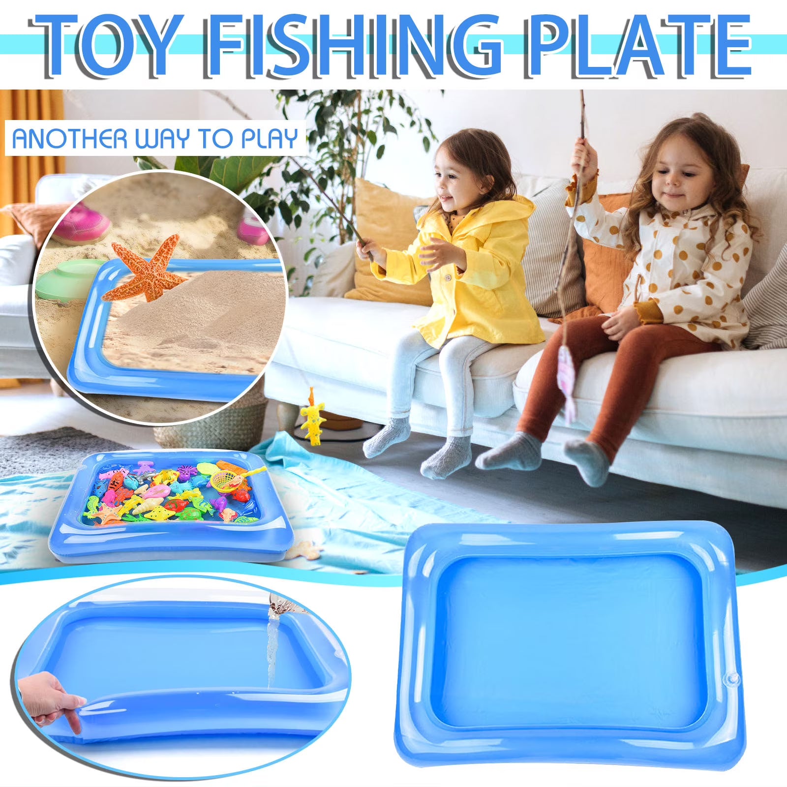 Inflatable Sand Tray with Lid E334
