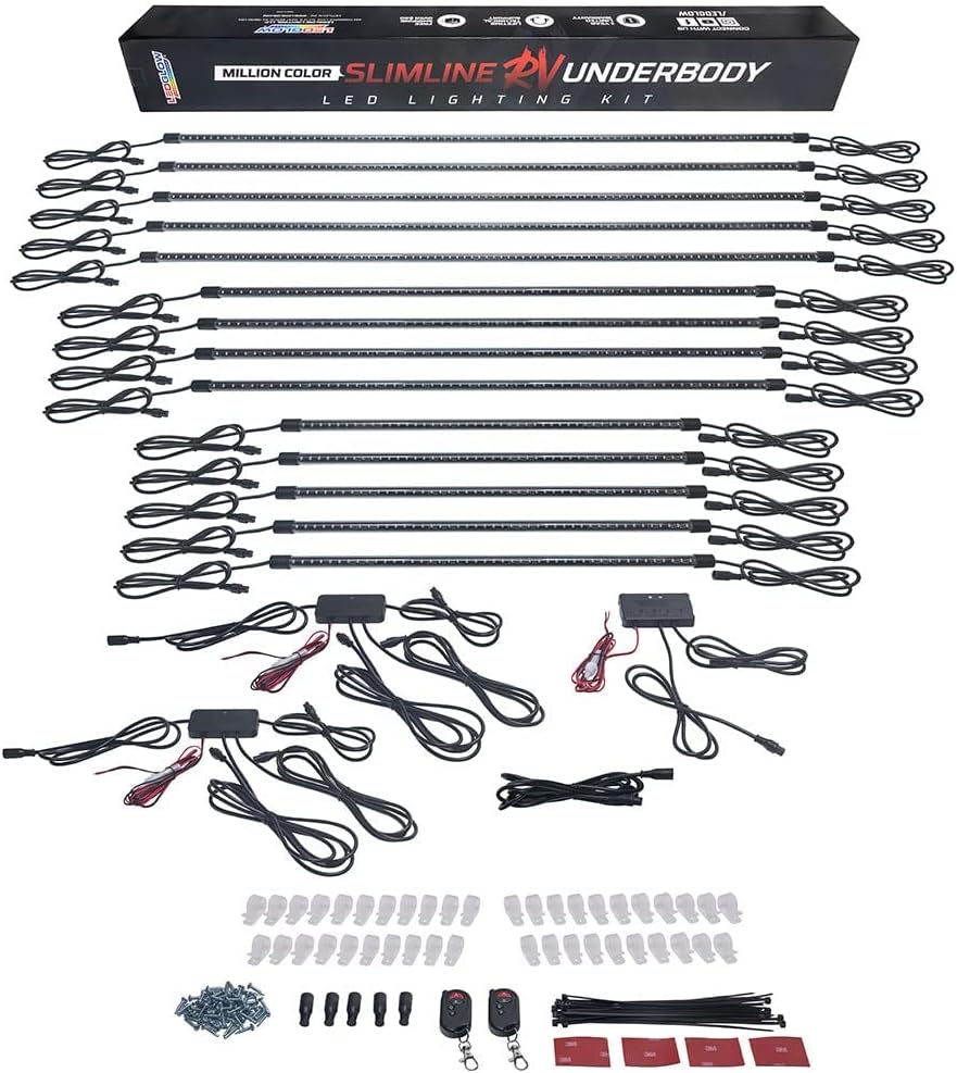 14pc LED Underglow Accent Lighting Kit for Recreational Vehicles G8101