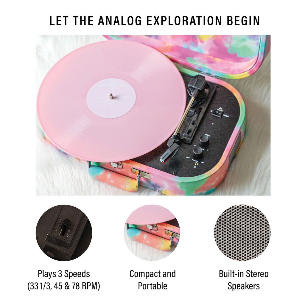 Vinyl Record Player with Speakers with Bluetooth Turntable G179348